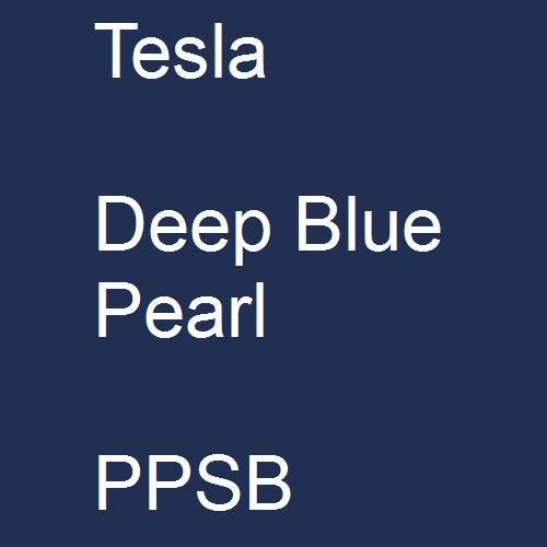 Tesla, Deep Blue Pearl, PPSB.